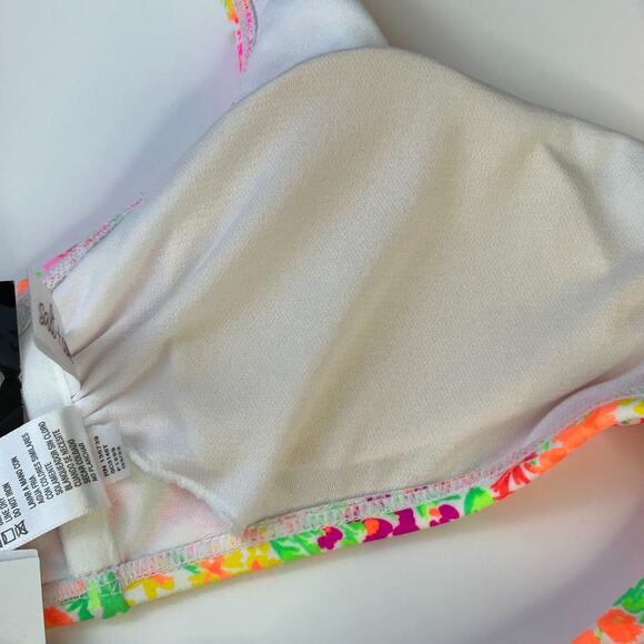 Salt+Cove 2 Piece Floral Bikini Top Multi & Solid Bottom Juniors Small NWT - Picture 3 of 9